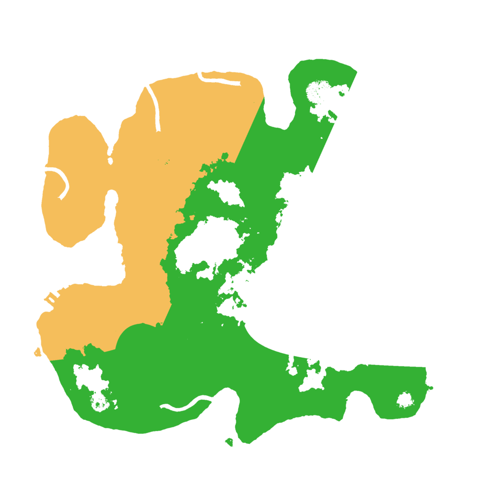 Biome Rust Map: Procedural Map, Size: 3000, Seed: 84113