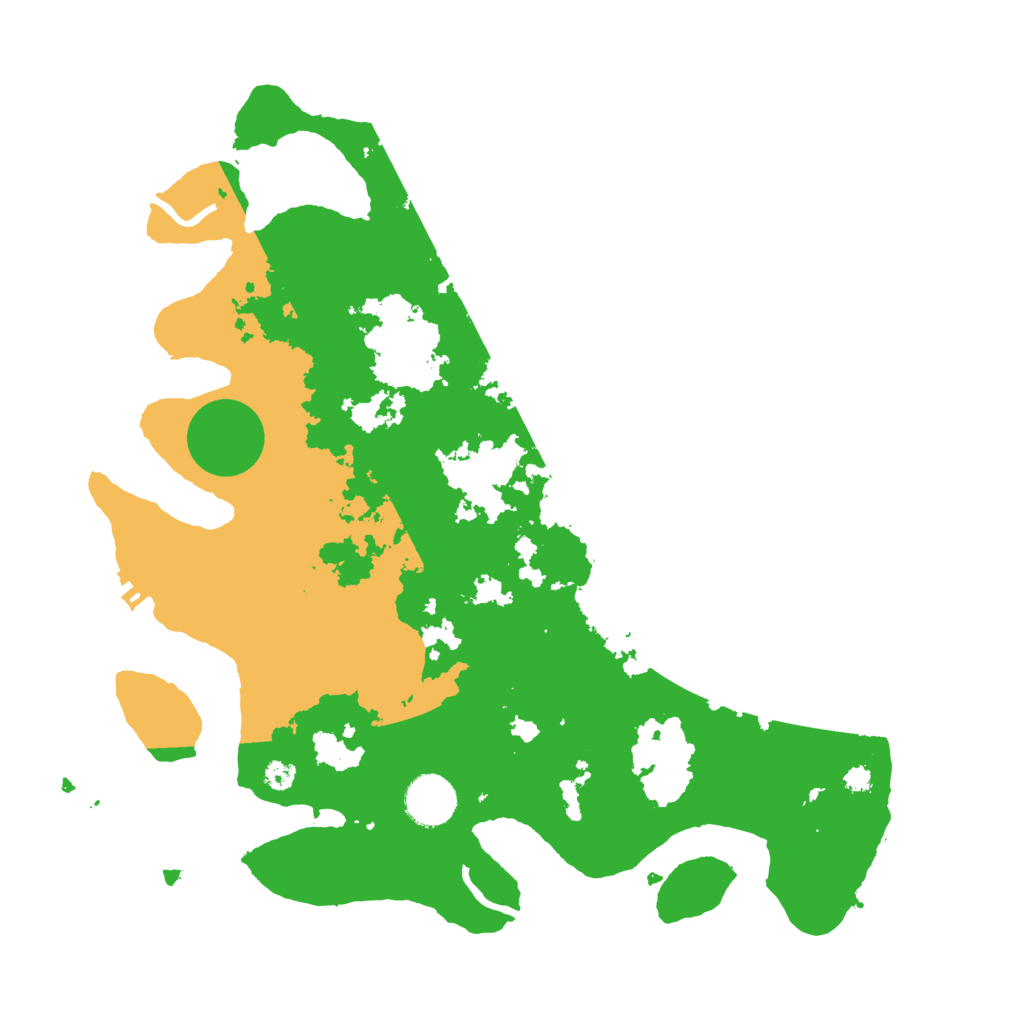 Biome Rust Map: Procedural Map, Size: 3500, Seed: 28997904
