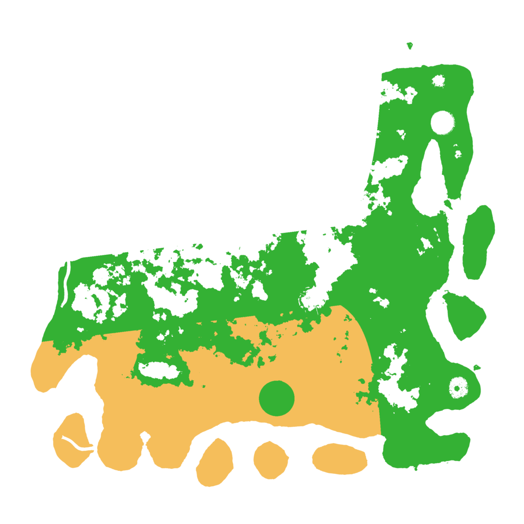 Biome Rust Map: Procedural Map, Size: 3900, Seed: 48962062