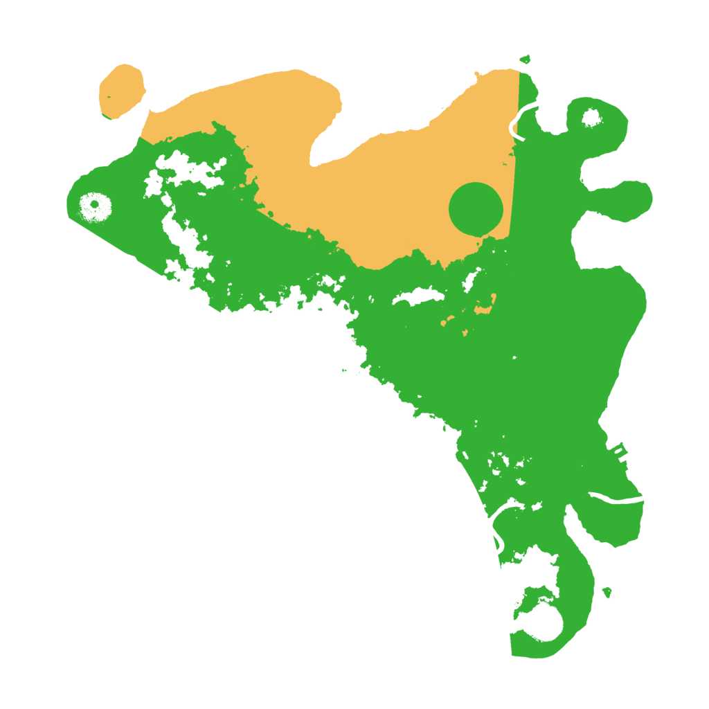 Biome Rust Map: Procedural Map, Size: 3500, Seed: 27941727