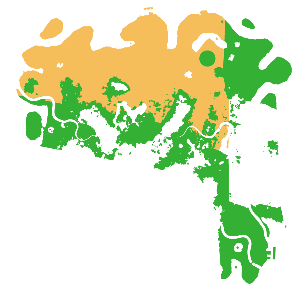 Biome Rust Map: Procedural Map, Size: 5000, Seed: 332488312