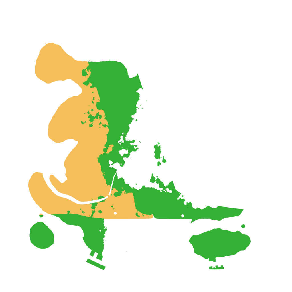 Biome Rust Map: Procedural Map, Size: 3000, Seed: 916635