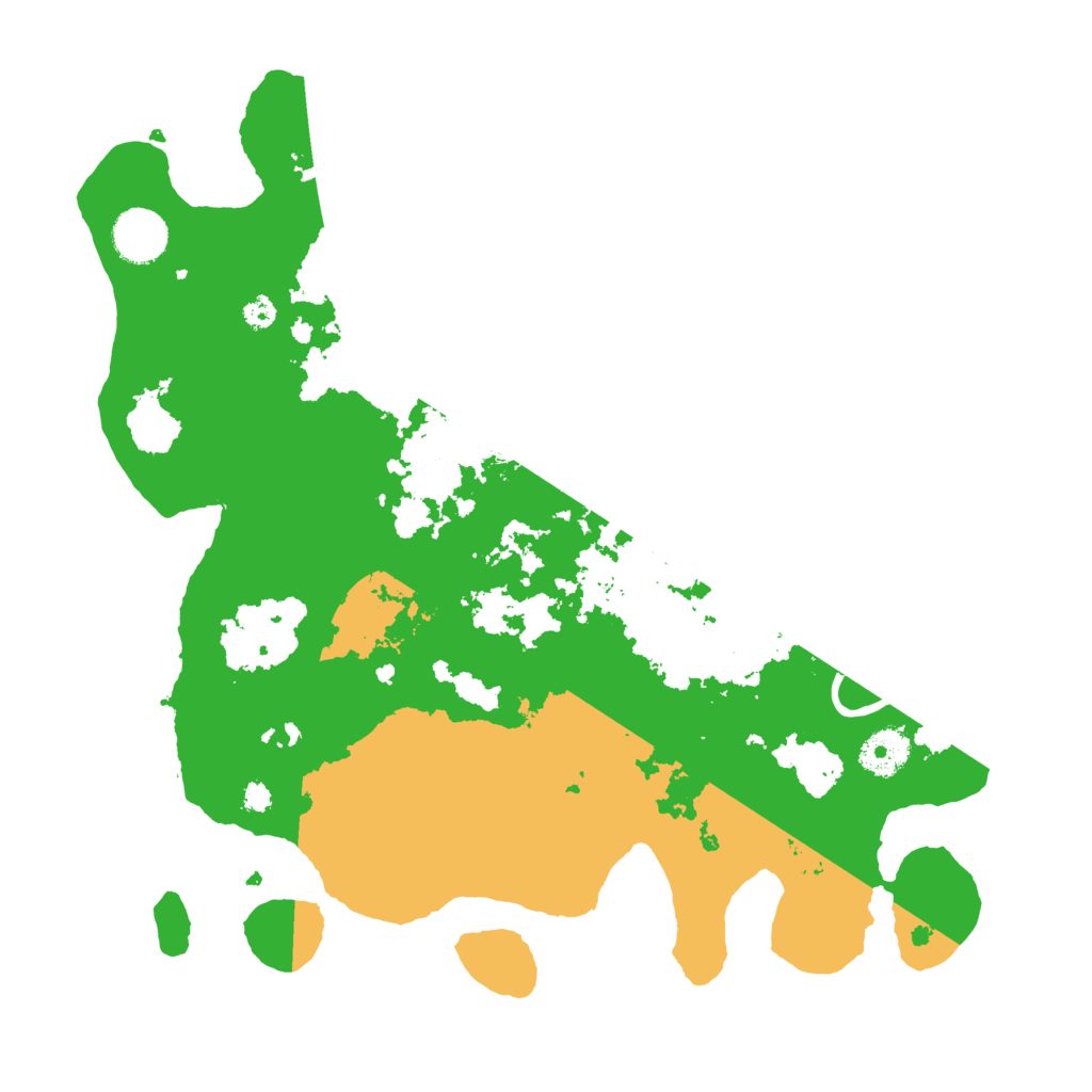 Biome Rust Map: Procedural Map, Size: 3500, Seed: 39730186