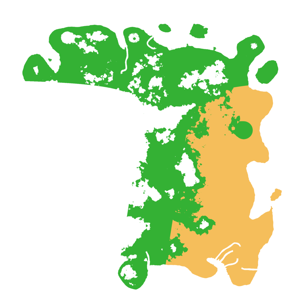 Biome Rust Map: Procedural Map, Size: 4500, Seed: 86543456