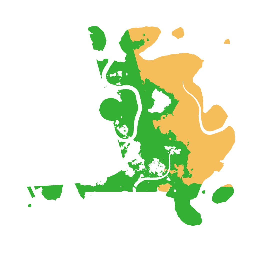 Biome Rust Map: Procedural Map, Size: 3000, Seed: 15492