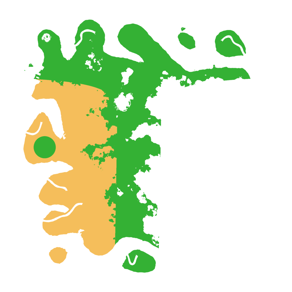 Biome Rust Map: Procedural Map, Size: 3500, Seed: 19188906