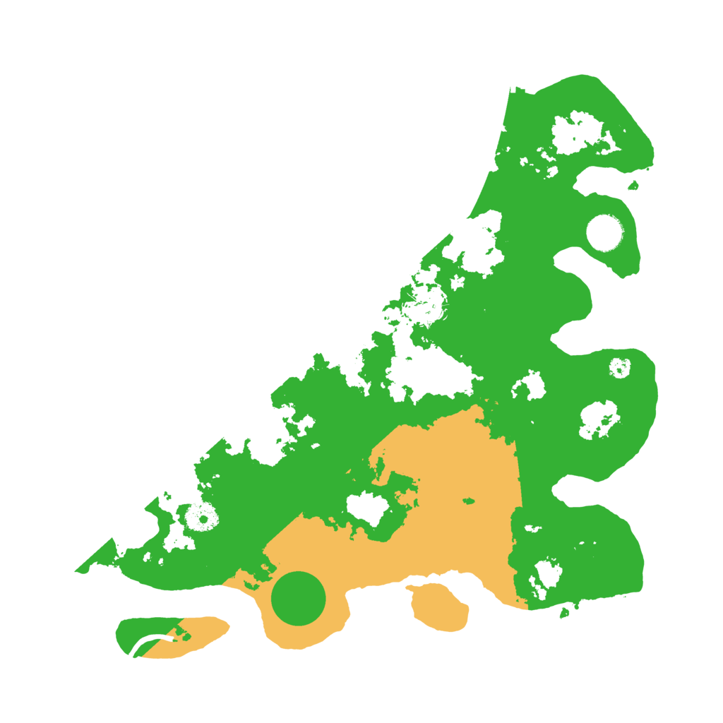 Biome Rust Map: Procedural Map, Size: 3500, Seed: 60185002