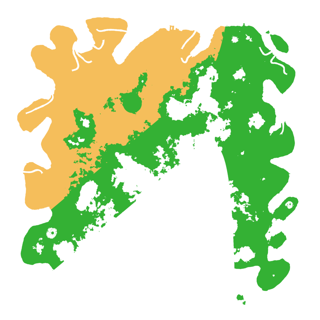 Biome Rust Map: Procedural Map, Size: 4500, Seed: 588412