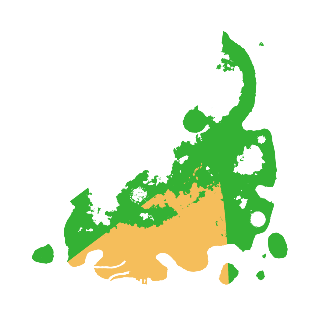 Biome Rust Map: Procedural Map, Size: 3600, Seed: 6820886