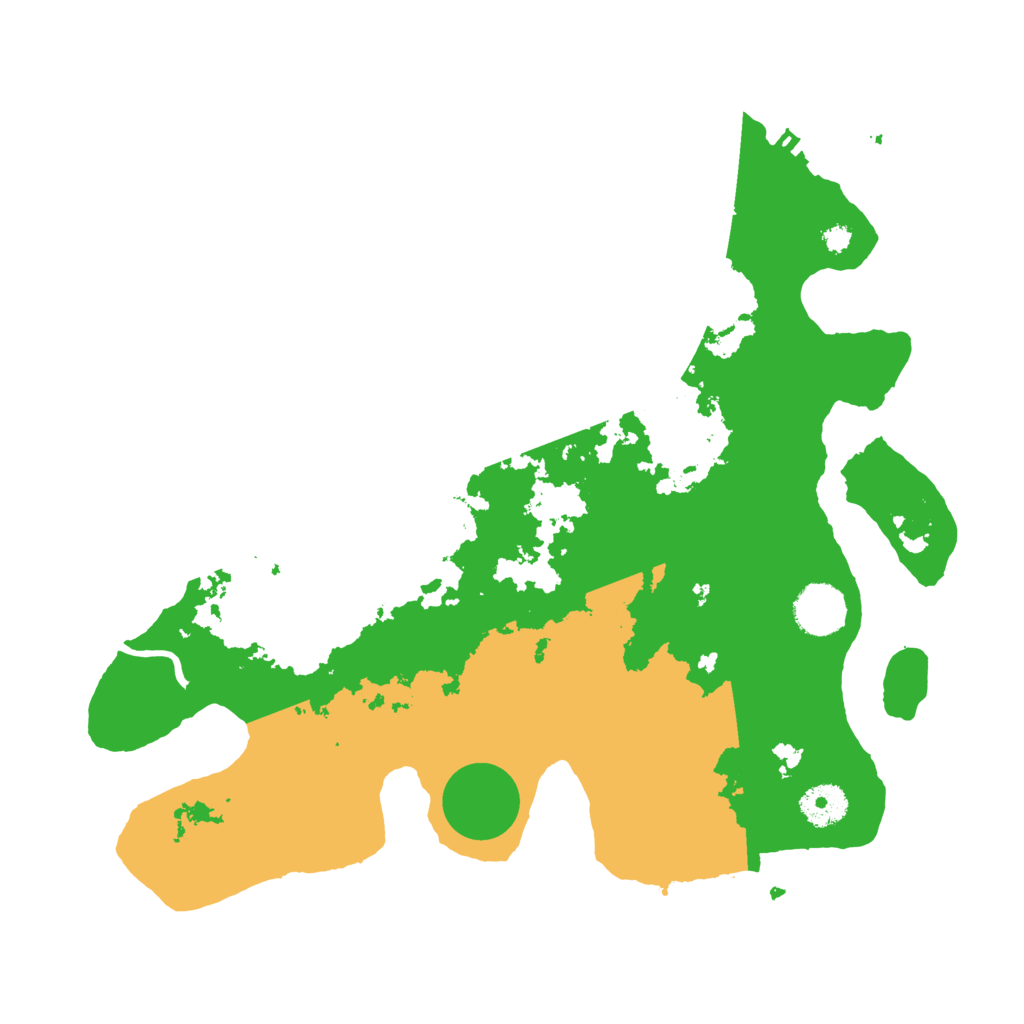 Biome Rust Map: Procedural Map, Size: 3500, Seed: 896737900