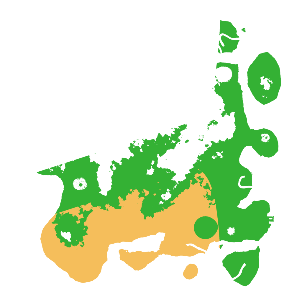 Biome Rust Map: Procedural Map, Size: 3500, Seed: 79211034