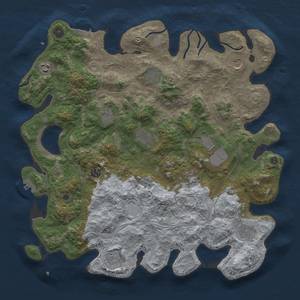 Thumbnail Rust Map: Procedural Map, Size: 4250, Seed: 2110, 19 Monuments