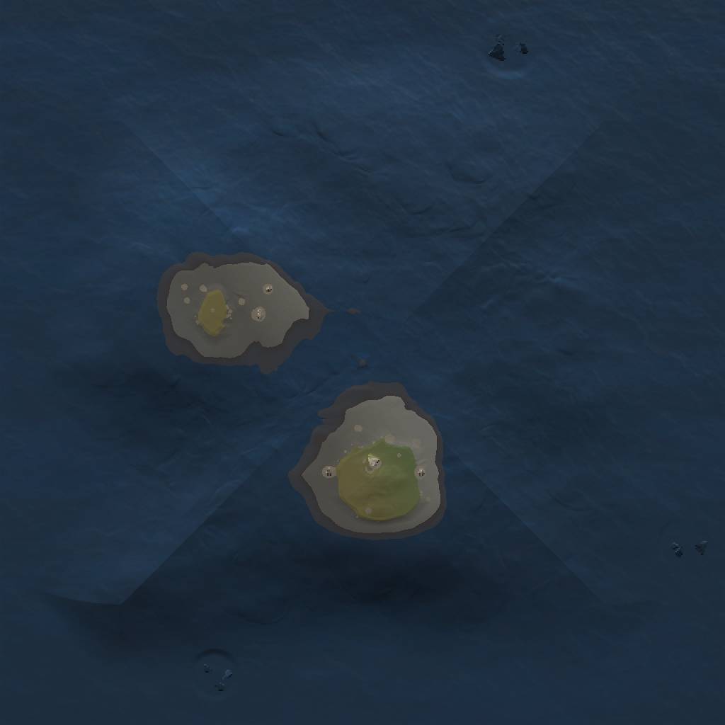 Rust Map: Procedural Map, Size: 1111, Seed: 902199, 3 Monuments