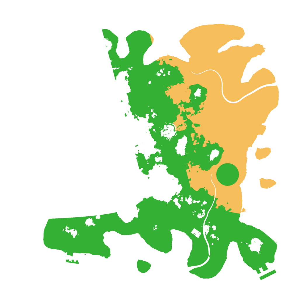 Biome Rust Map: Procedural Map, Size: 3500, Seed: 61757880