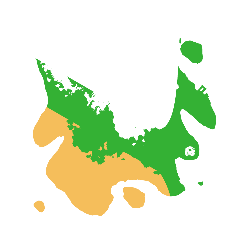 Biome Rust Map: Procedural Map, Size: 2500, Seed: 553268051