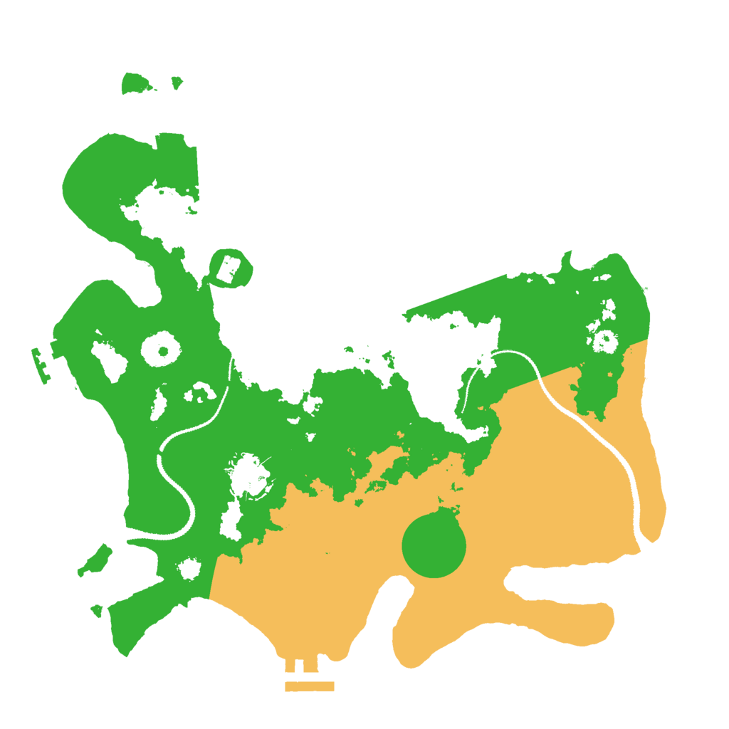 Biome Rust Map: Procedural Map, Size: 3000, Seed: 914057919