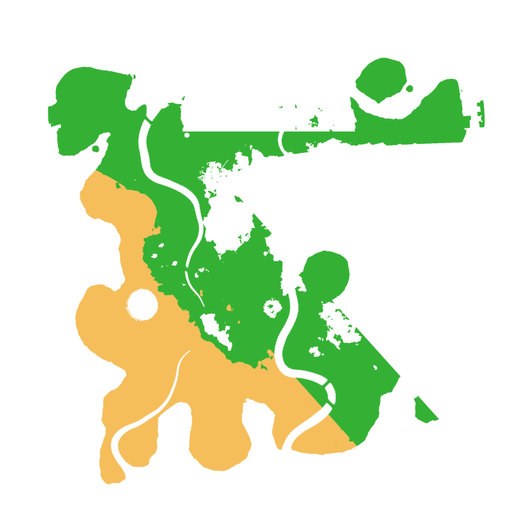 Biome Rust Map: Procedural Map, Size: 3000, Seed: 846750990