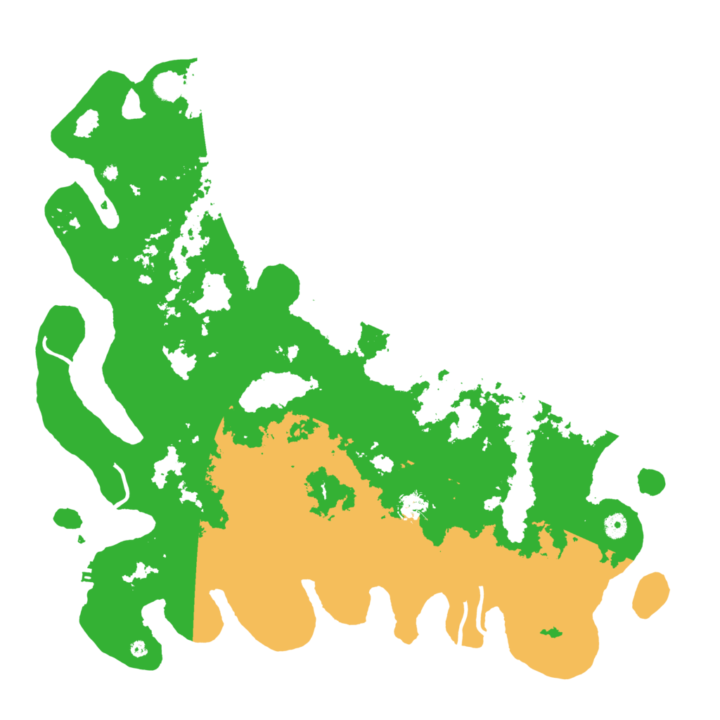 Biome Rust Map: Procedural Map, Size: 4500, Seed: 4564894