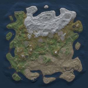 Thumbnail Rust Map: Procedural Map, Size: 4250, Seed: 892764298, 20 Monuments
