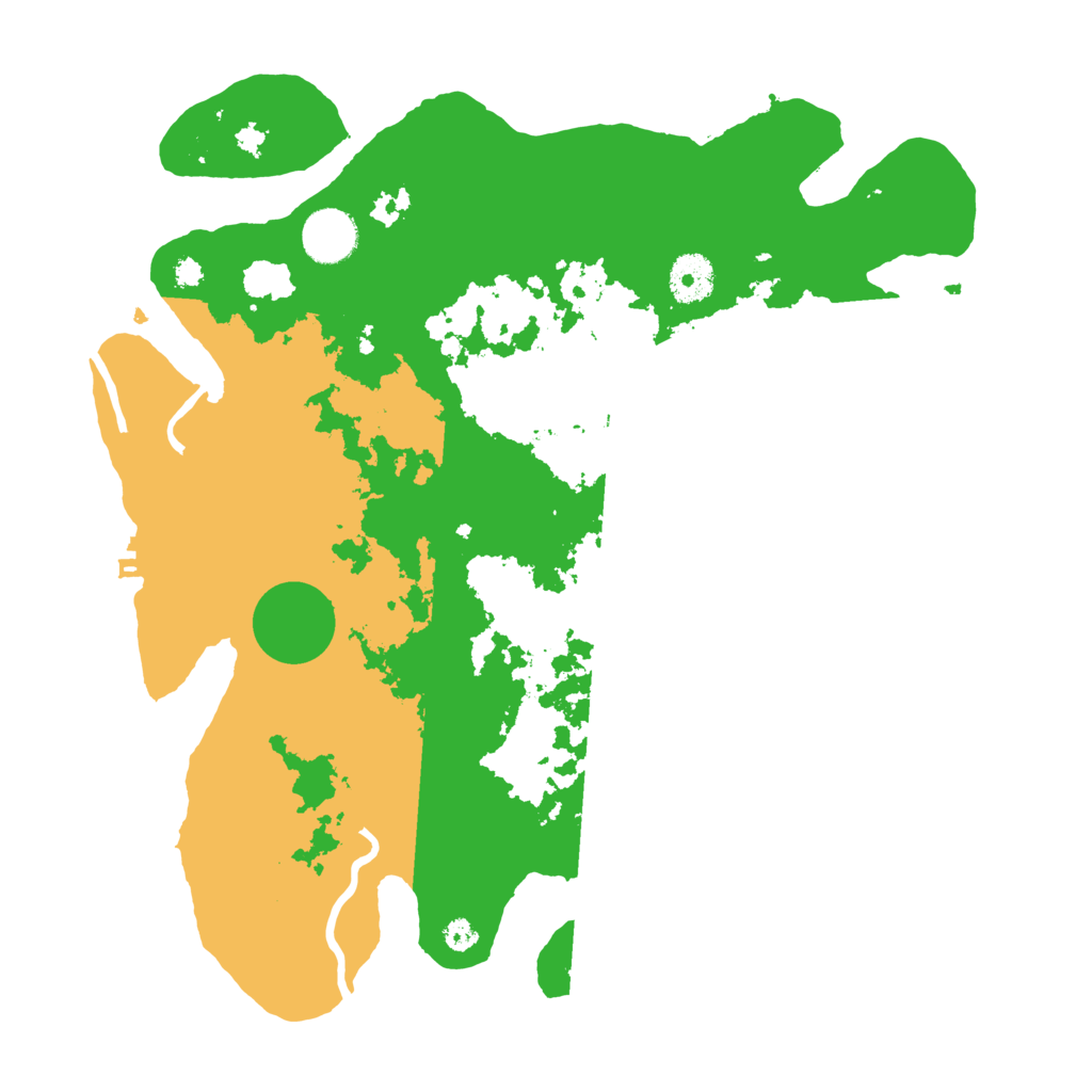 Biome Rust Map: Procedural Map, Size: 3500, Seed: 256247154