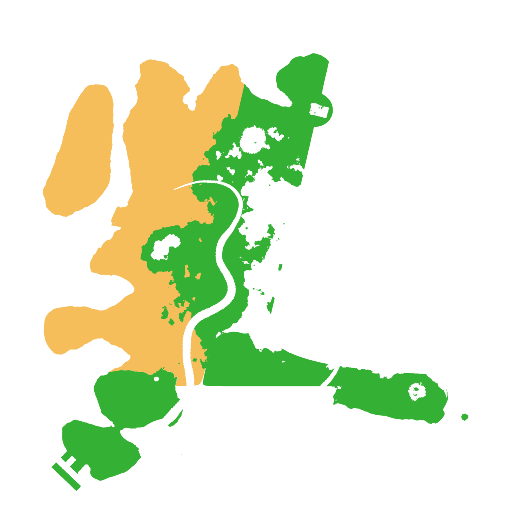 Biome Rust Map: Procedural Map, Size: 3000, Seed: 362880887