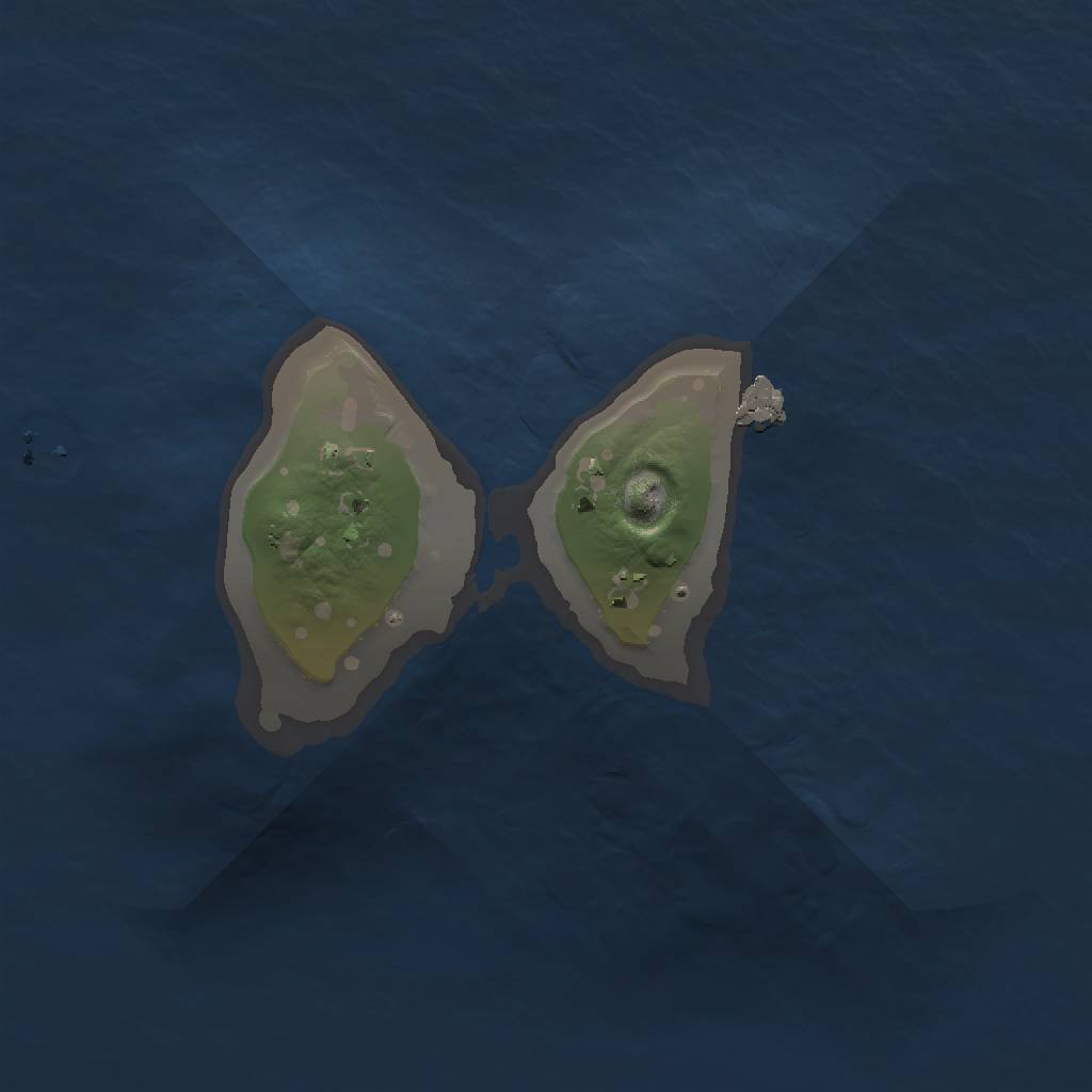 Rust Map: Procedural Map, Size: 1111, Seed: 702683, 3 Monuments