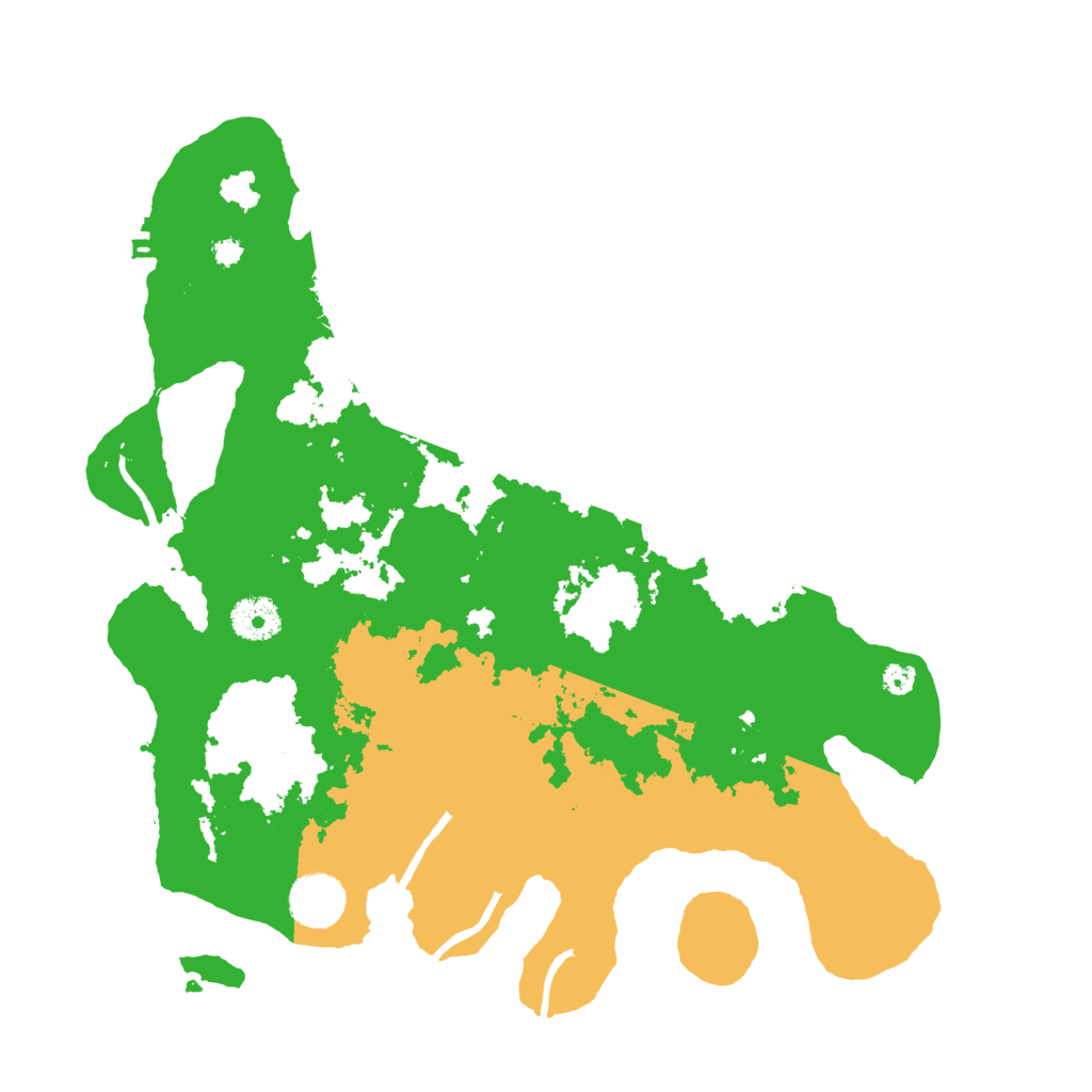 Biome Rust Map: Procedural Map, Size: 3500, Seed: 23850419