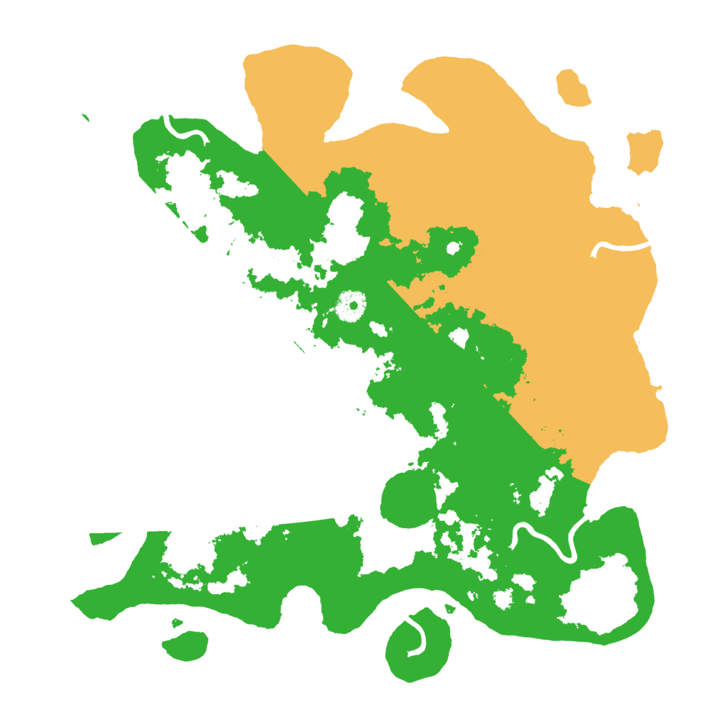 Biome Rust Map: Procedural Map, Size: 3500, Seed: 1200846842