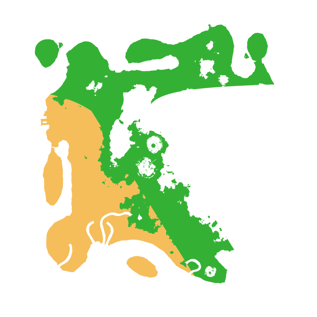 Biome Rust Map: Procedural Map, Size: 3000, Seed: 3645