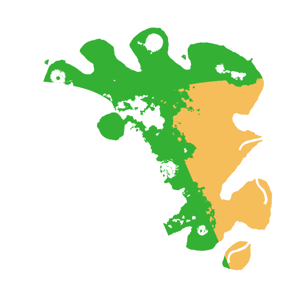 Biome Rust Map: Procedural Map, Size: 3000, Seed: 136752190