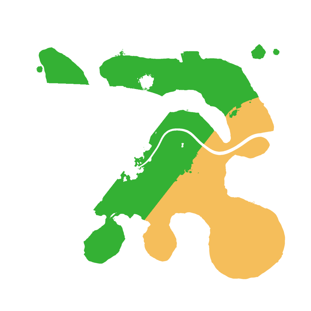 Biome Rust Map: Procedural Map, Size: 2000, Seed: 69133769