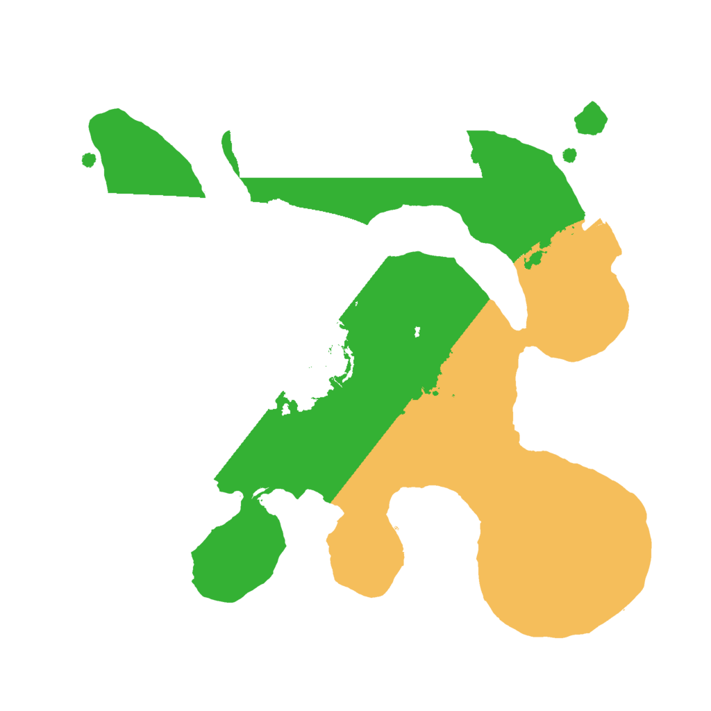 Biome Rust Map: Procedural Map, Size: 2000, Seed: 69133769