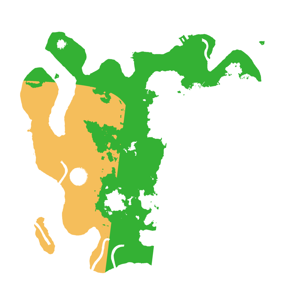 Biome Rust Map: Procedural Map, Size: 3000, Seed: 1819687599