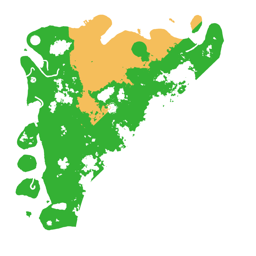 Biome Rust Map: Procedural Map, Size: 4500, Seed: 641564679