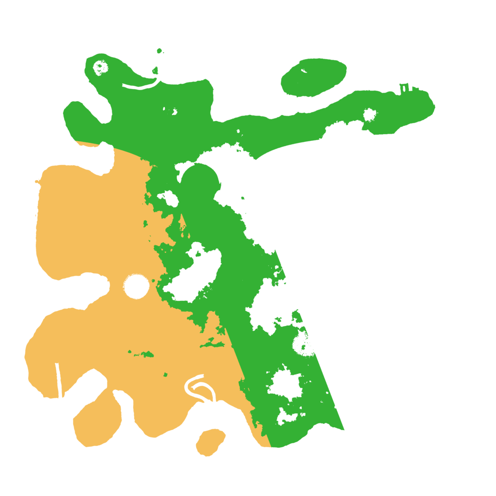 Biome Rust Map: Procedural Map, Size: 3500, Seed: 45758806
