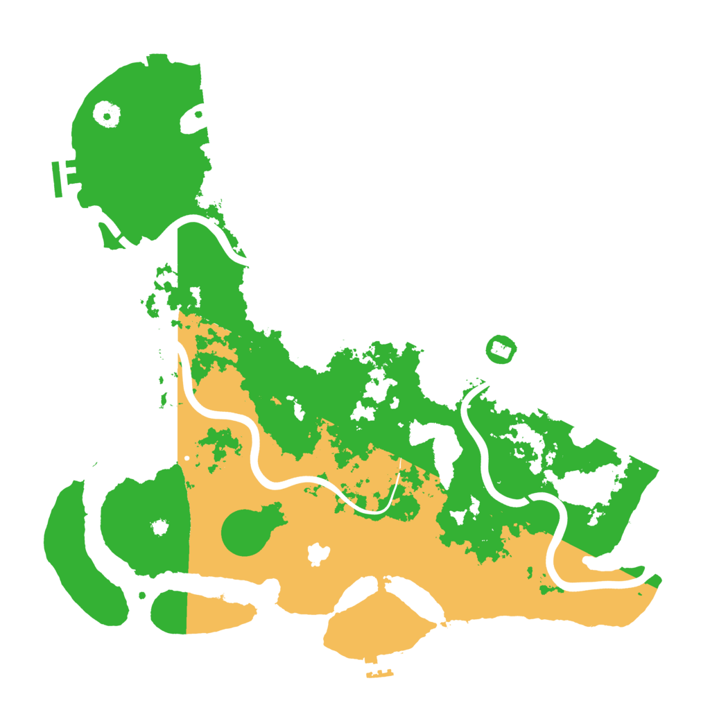 Biome Rust Map: Procedural Map, Size: 4000, Seed: 253568