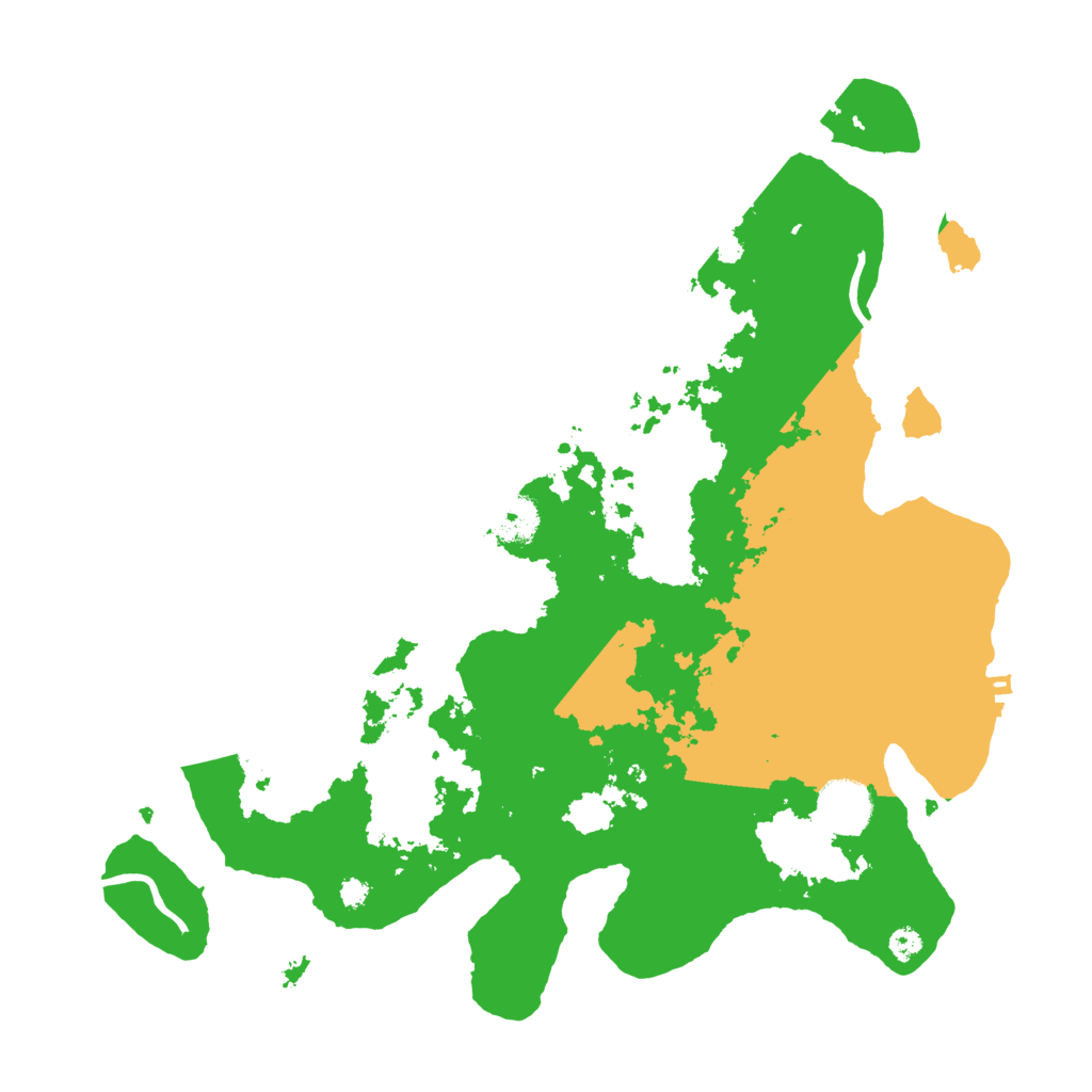 Biome Rust Map: Procedural Map, Size: 3500, Seed: 1612700837