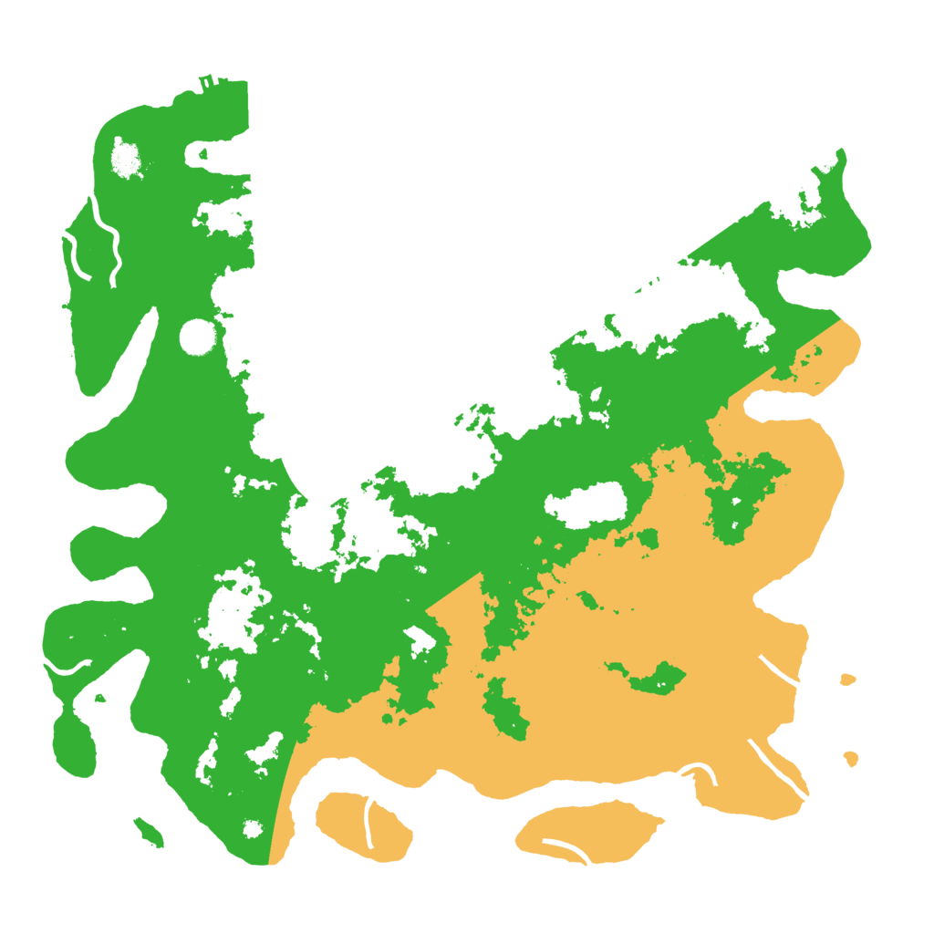 Biome Rust Map: Procedural Map, Size: 4500, Seed: 748580759
