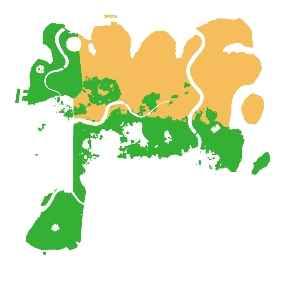 Biome Rust Map: Procedural Map, Size: 3500, Seed: 1918718445