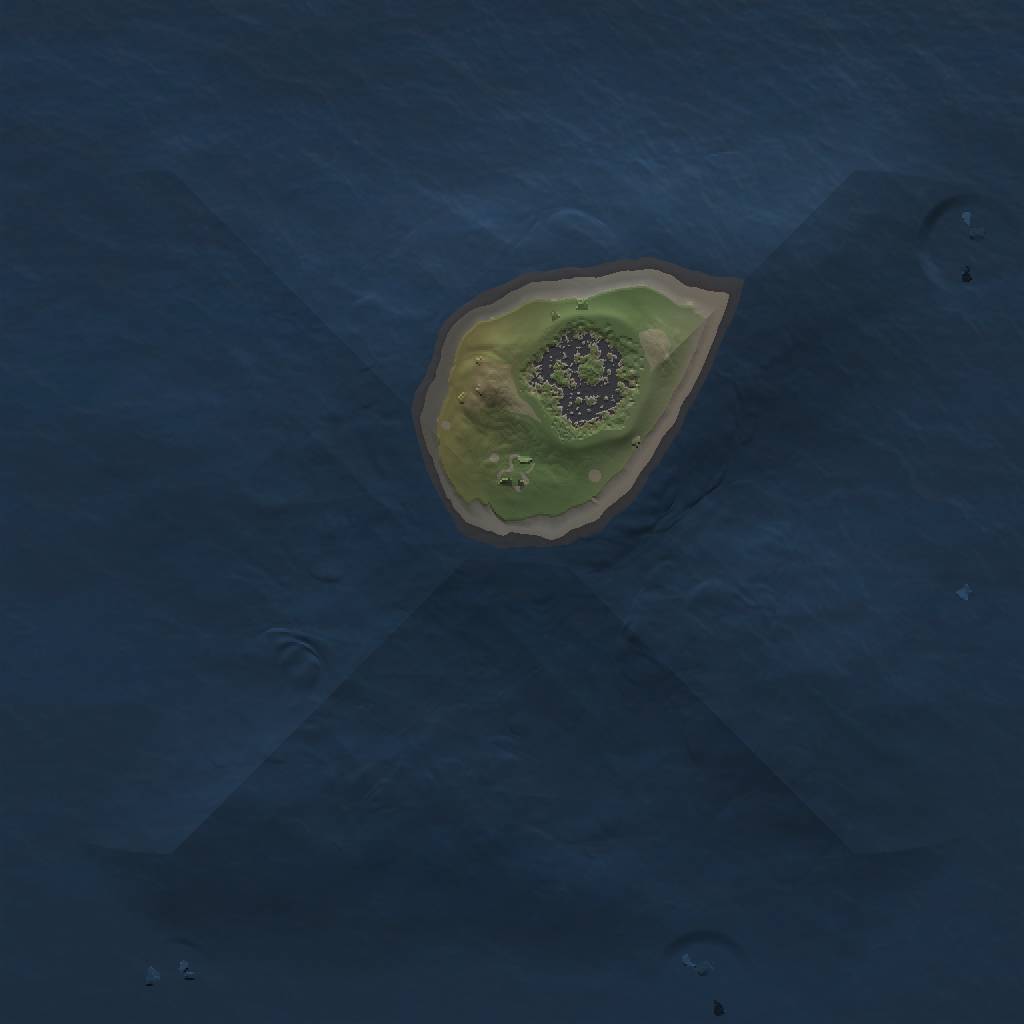 Rust Map: Procedural Map, Size: 1111, Seed: 952331, 3 Monuments