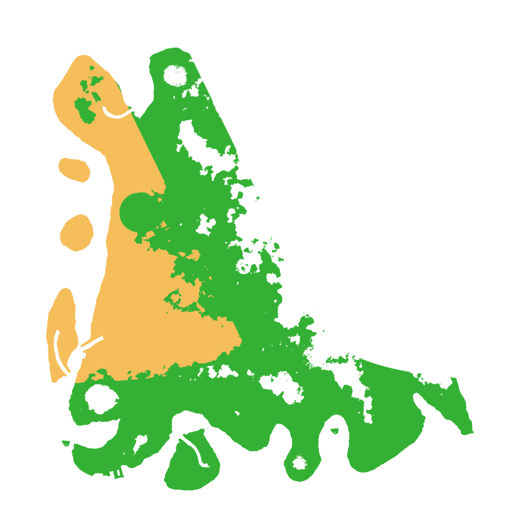 Biome Rust Map: Procedural Map, Size: 3500, Seed: 643093