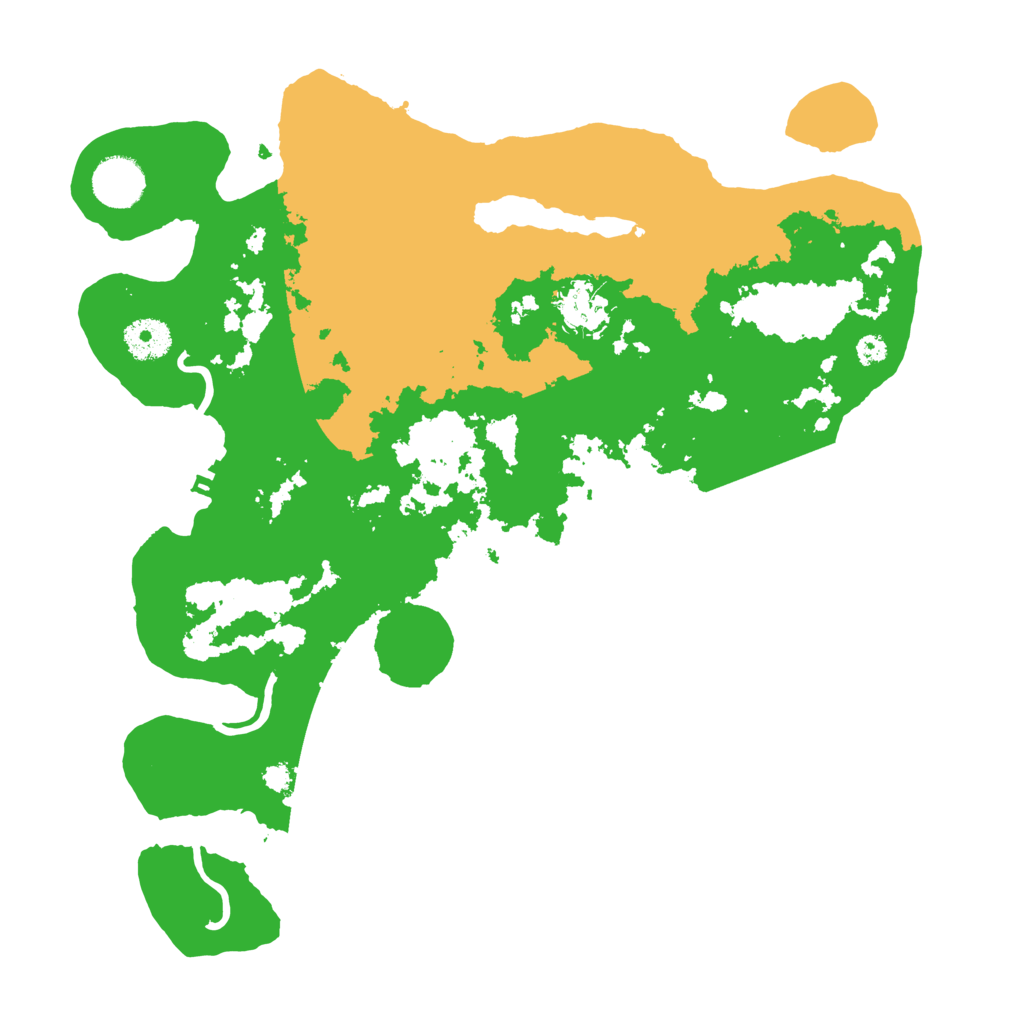 Biome Rust Map: Procedural Map, Size: 3500, Seed: 88256200