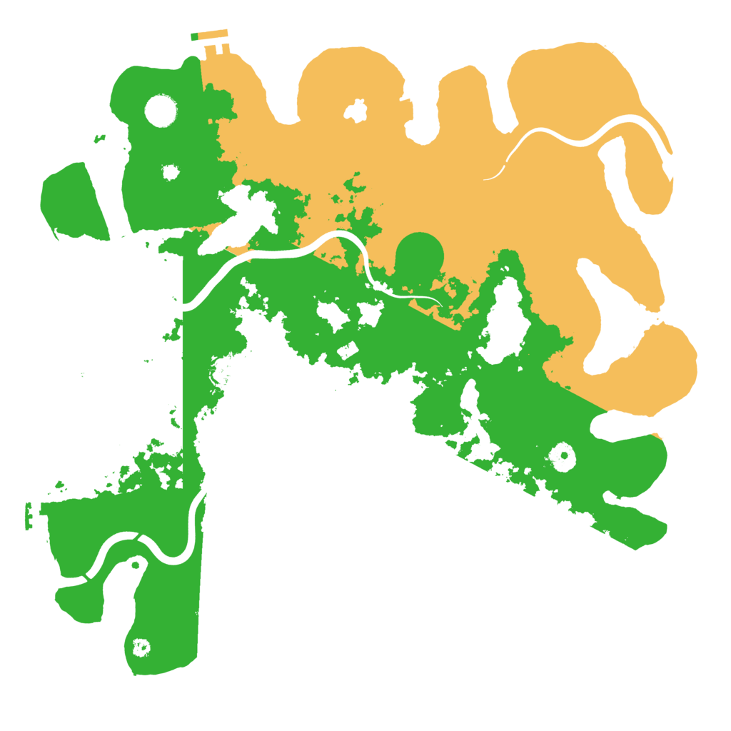 Biome Rust Map: Procedural Map, Size: 4000, Seed: 1109916017