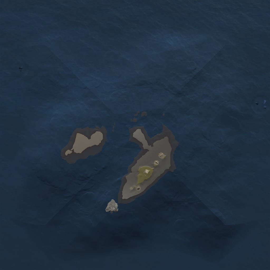 Rust Map: Procedural Map, Size: 1111, Seed: 245581, 3 Monuments