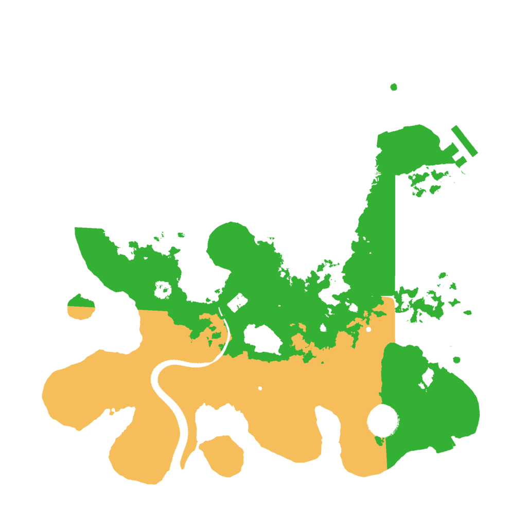 Biome Rust Map: Procedural Map, Size: 3000, Seed: 7940815