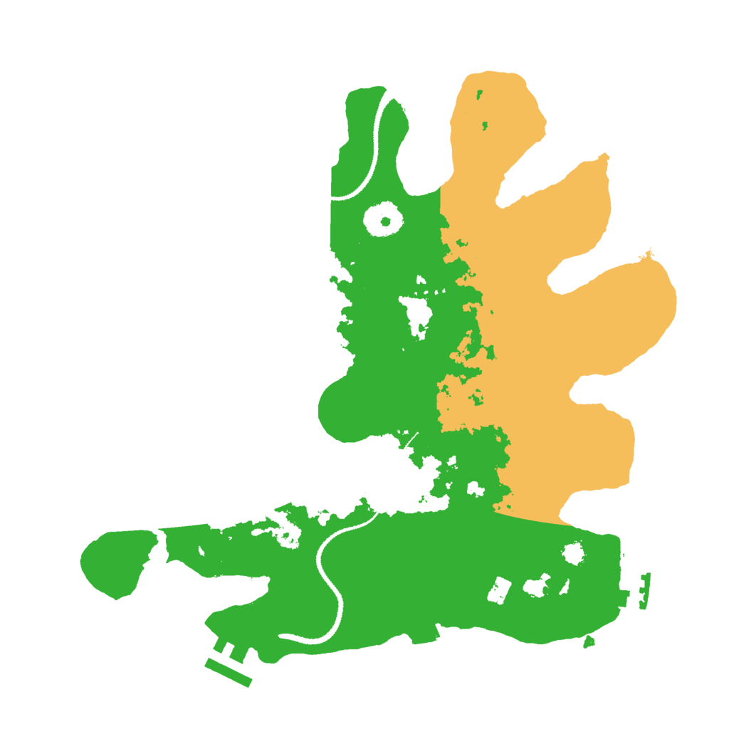 Biome Rust Map: Procedural Map, Size: 3000, Seed: 354969804