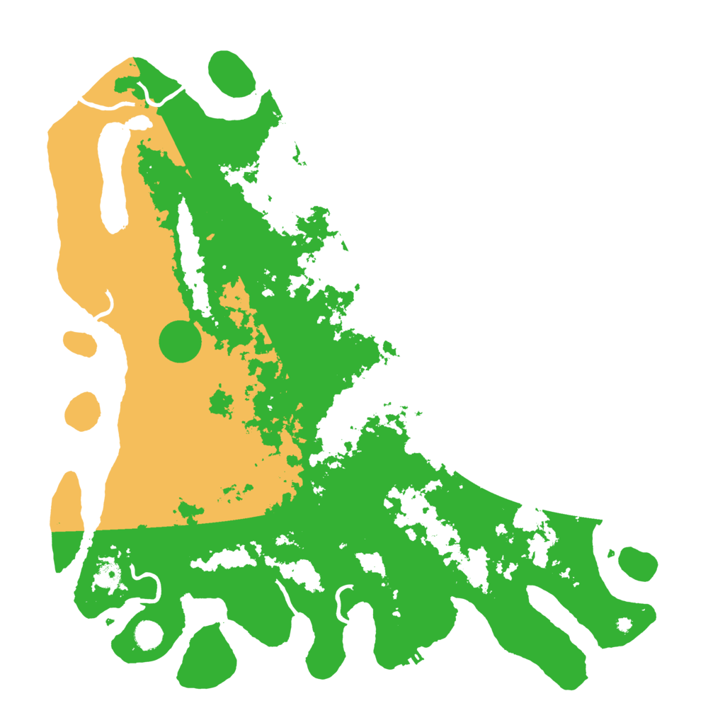 Biome Rust Map: Procedural Map, Size: 4500, Seed: 643093