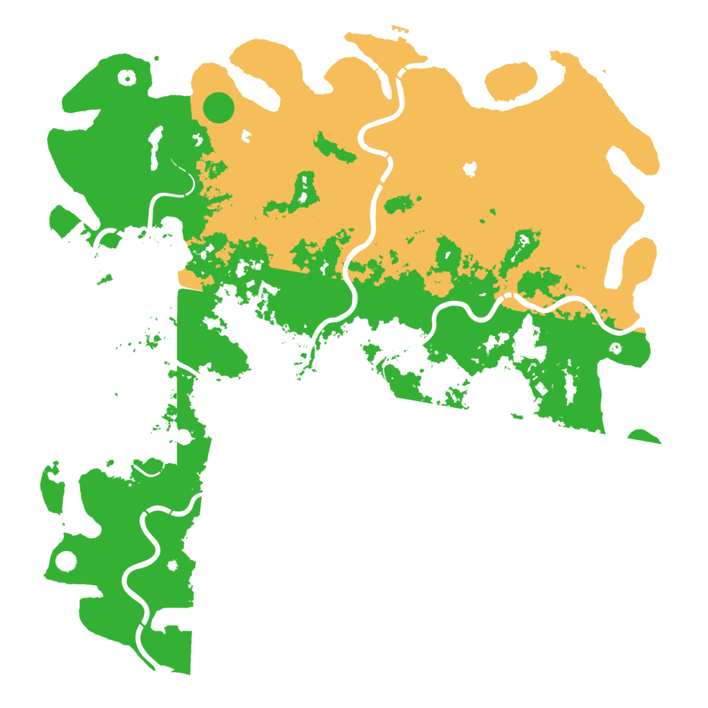 Biome Rust Map: Procedural Map, Size: 6000, Seed: 1892041435