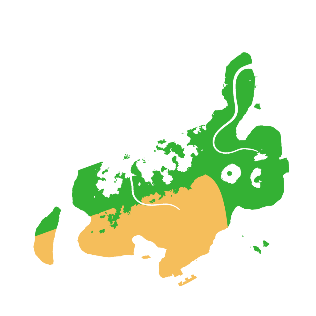 Biome Rust Map: Procedural Map, Size: 2500, Seed: 283415034