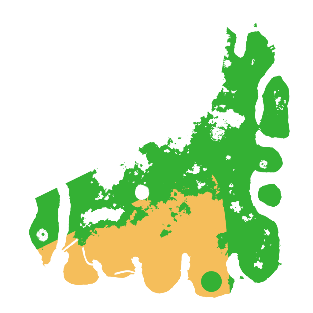 Biome Rust Map: Procedural Map, Size: 4000, Seed: 7245631